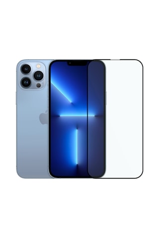Safeus Tam Kaplayan Parmak İzi Bırakmayan Safir Ekran Koruyucu Cam , Apple Uyumlu iPhone 13 Pro Max İle