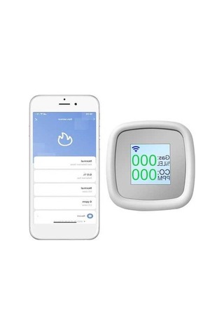 Supermarket1 Metan Karbonmonoksit Gaz Alarmı, Akıllı Uzaktan Bildirim