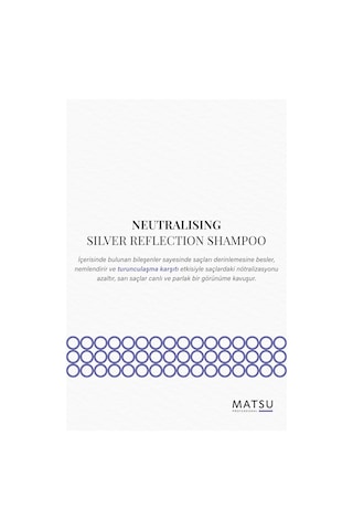 Matsu Silver Turunculaşma Karşıtı Mor Şampuan 500 ML