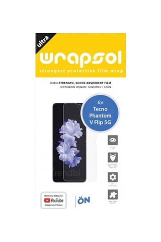 Tecno Phantom V Flip 5g Ekran Koruyucu Poliüretan Film