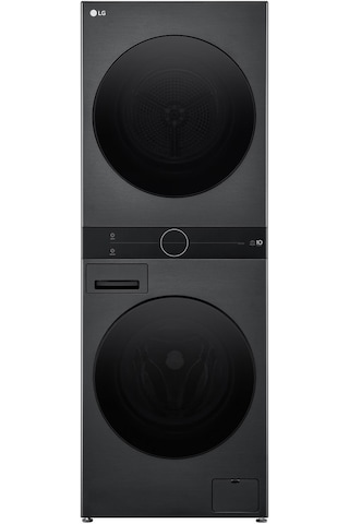 LG WashTower W4W8BVKKZHM 12 KG Yıkamalı 10 KG 2’si 1 Arada Ortak Panelli Çamaşır Makinesi - Inox
