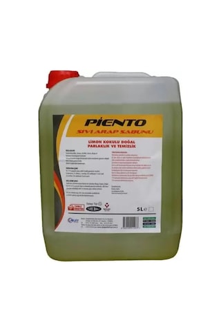 Piento Sıvı Arap Sabunu 5 Kg Tekli Piento Sıvı Arap Sabunu 5 Kg Tekli