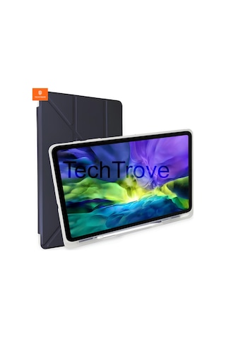 Xiaomi Redmi Pad Kılıf Kalem Bölmeli Stand Olabilen Standlı Tablet Kılıfı Kapaklı Kılıf