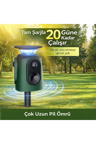 Pro Solar Animal Repeller Güneş Enerjili Hayvan Kovucu