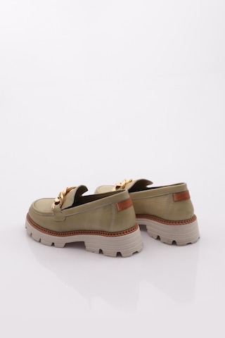 Mamma Mia Mammamia D24ya-3185 Kadın Deri Loafer Ayakkabı Elma Yeşili Pen-scorpıon