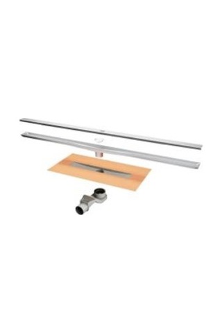 Hüppe River Duş Kanalı, Yandan Çıkışlı, 60cm, Mat Satine, 47h0036000000001 Gri