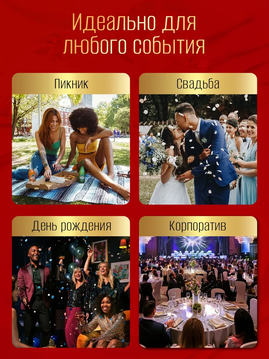 Odnorazovaa Posuda Dla Prazdnika 26 Cm 10'lu Polietilen Tek Kullanımlık Tabak Seti 396059030 100 adet