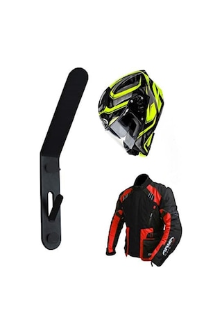 Siyah Motosiklet Kask Tutucu,Metal Kask Askısı, Teçhizat Askısı