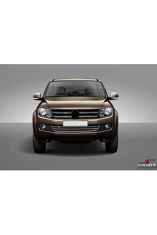 S-Dizayn  Volkswagen Amarok Krom Ön Tampon Çıta 2 Prç 4X4 2010-2016