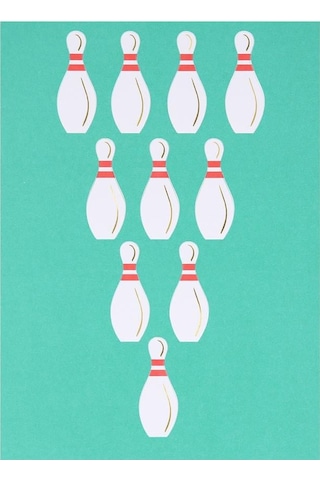 Meri Meri - Bowling Tebrik Kartı