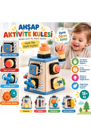 Arkhenx Ahşap Aktivite Kulesi Adet Fiyatıdır Bzs1