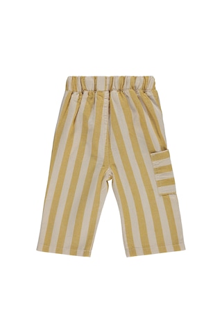 Civil Baby Çizgili Yan Cepli 6-18 Ay Pantolon - Hardal