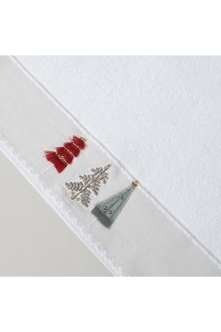 Linens Pine Pamuk 50x85 Cm Yüz Havlusu Ekru Ekru