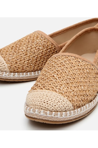 Hotiç Kadın Süet Vizon Hasır Detaylı Espadril 01ayy306130a450 Vizon