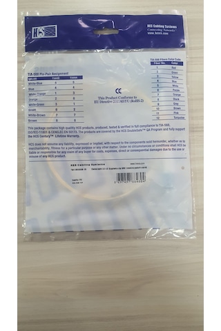 Hcs Fiber Optik Patch Cord Kablo Lc-lc Dx Single Mode 1m