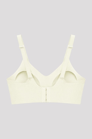 Cottonill Seamless Bra - Mavelle Krem Lazer Kesim Klipsli Ve Çıtçıtlı Önü Açılabilir Emzirme Sütyeni