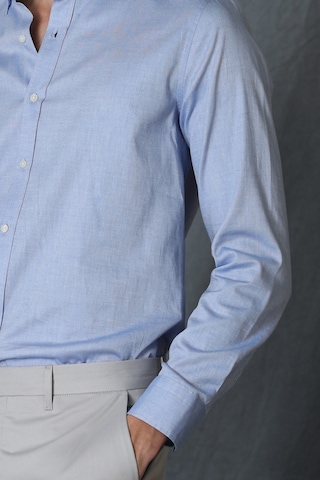 Lufian Daniel Erkek Smart Gömlek Slim Fit Mavi