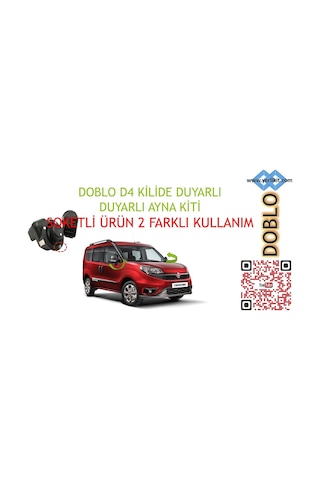 Doblo D4 Soketli Kilide Duyarlı Ayna Katlama Kiti