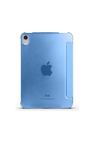 Apple 11 İnç İpad A16 / İpad Air 10.9 İnç/ipad 10.nesil 10.9 Wi-fi Tablet İle Uyumlu Tablet Kılıfı Smart Cover Uyku Modlu Standlı Arkası Sert Şeffaf Kapak Siyah