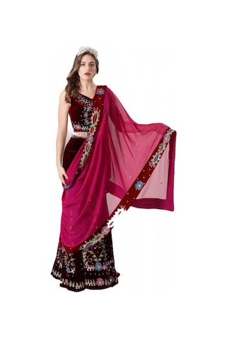 Ceyyiz 2Li Hint Modeli Bindallı Kına Elbisesi Linet