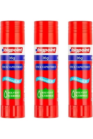 Bigpoint 36gr Stick Yapıştırıcı 3 Adet