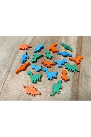 Dinozor Bisiklet Jantı Süsü / Klipsi Mavi