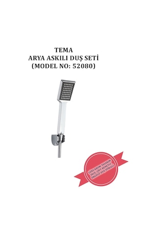 Tema Arya Askılı Duş Seti 52080 Krom