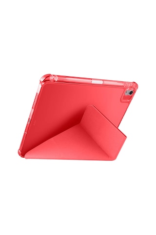Apple Uyumlu iPad Air 11 2025 M3 Kılıf Zore Tri Folding Kalem Bölmeli Standlı Kılıf Kapaklı Kılıf