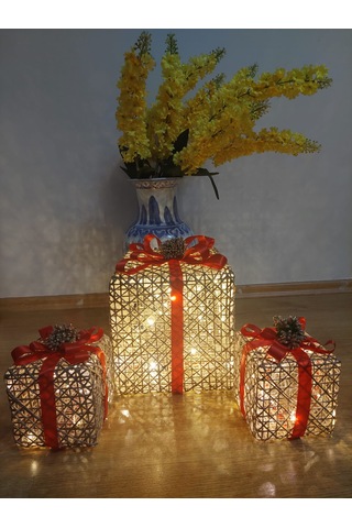 Yılbaşı Işıklı Kutu