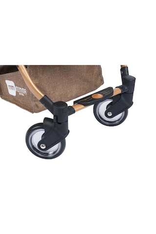 Mimma Baby Drone Kabin Bebek Arabası Gold Antrasit