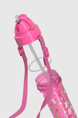 Renga Migo Tavşan Desenli 300 Ml Askılı Pipetli Pp Bebek Suluk 912013 Pembe Pembe