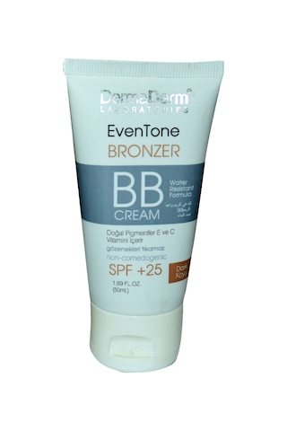 Dermaderm Eventone Bb Krem Spf+ 25 Güneş Koruma Bitki Özlü 50 ML Koyu Ton