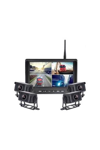 Newfron Nf-dw105 7 İnç Araç Monitörü Set 4 Kamera Dvr Kayıt