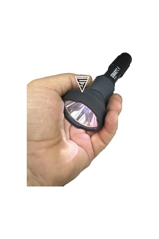 Swat Usb Şarjlı Projektör El Feneri Işıldak Siyah