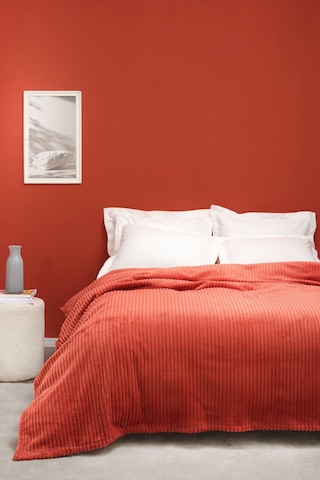 Karaca Home Joena Tek Kişilik Battaniye Terracotta 200.22.11.0463