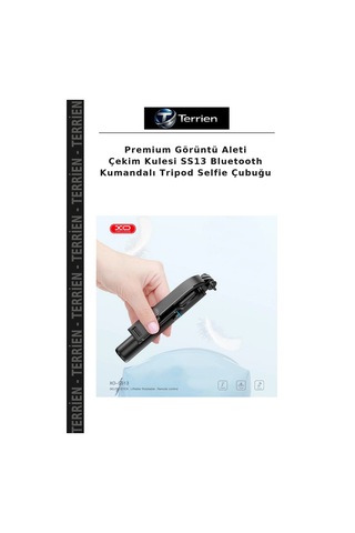 Premium Görüntü Aleti Çekim Kulesi Ss13 Bluetooth Kumandalı Tripod Selfie Çubuğu