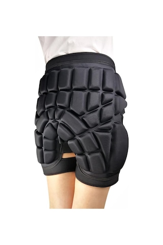 Suntek Ayarlanabilir 3d Yastıklı Kalça Koruyucu Kısa Siyah