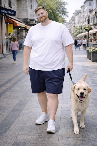 Akt Gayem Butik 7xl-10xl Beden Şort Lacivert