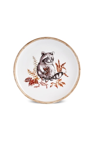 Karaca Cozy Rakun Pasta Tabağı 21 Cm Çok Renkli