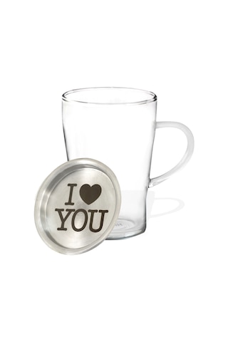 Zekupp Termos Bardak I Love You Tasarımlı Model