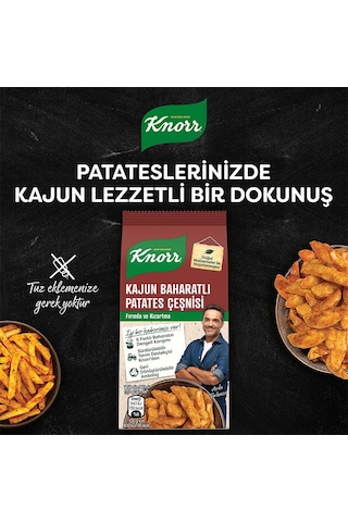 Knorr Kajun Baharatlı Patates Çeşnisi 5 x 60 G