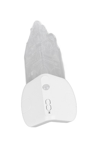 Shineyee Akrilik Kule Hareket Sensörlü Gece Lambası - Usb Şarjlı, 3000k Yumuşak Işık, Triangular Tasarım, Çatı/zemin Uyumlu, Bina Dahili Pil Koridor/odalar İçin Diğer