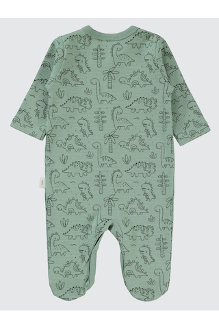 Civil Baby Erkek Bebek Patikli Tulum 1-6 Ay Soft Haki Soft Haki