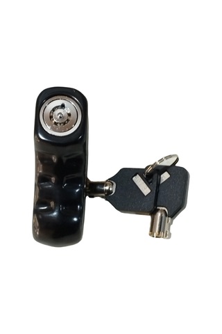 Motosiklet Çelik Disk Kilidi Kilit 5.5 Mm Siyah Alarmlı Değildir