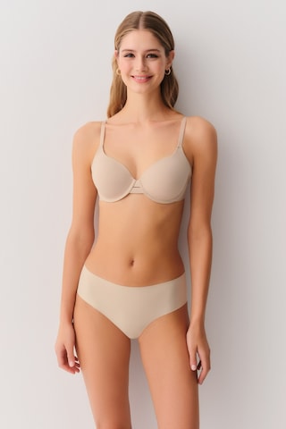 Suwen Invisible Lazer Kesim Midi Slip Külot Sw9936089 Ten
