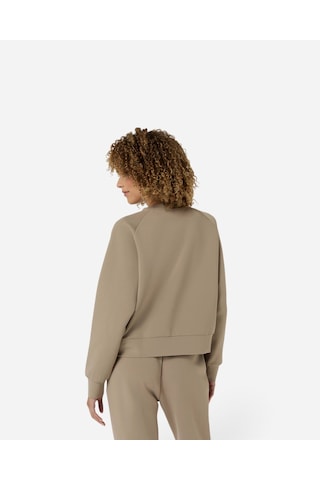 Asics Nagıno Refıned Texture Sweat Top Kadın Kahverengi Sweatshirt 2032d370-200