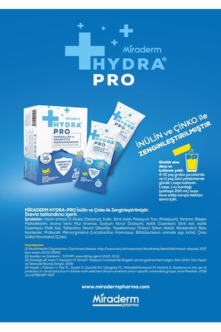 Miraderm Hydra Pro Mineral Ve Probiyotik Mikroorganizma Şase 10 Lu