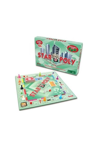 Star Poly Emlak Ticaret Oyunu Monopoli-monopoly Metropol Starpoly