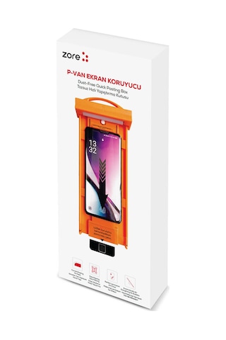 Nourthkiingdom Galaxy S23 Ultra Uyumlu Kolay Uygulama Aparatlı P-van Cam Ekran Koruyucu