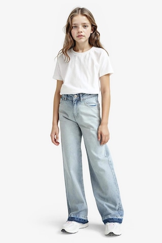 Defacto Kız Çocuk 90s Wide Leg Geniş Paça Jean Pantolon F7540a825aunm39 Mavi